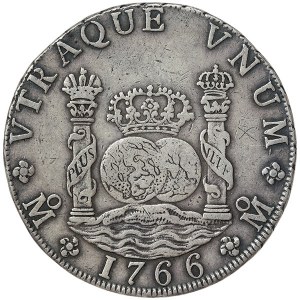 Mexico, Charles III, 8 Reales 1766, MF Mexico City
