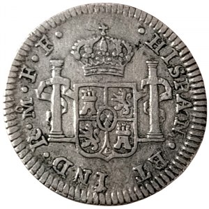 Mexico, Charles III, Real 1781, FF Mexico City