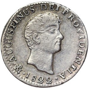 Mexico, Augustin I Iturbide, Real 1822, Mo JM Mexico City