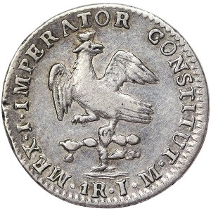 Mexico, Augustin I Iturbide, Real 1822, Mo JM Mexico City
