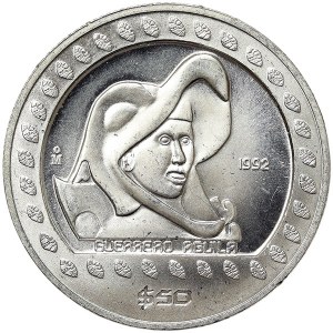 Mexico, Second Republic, 50 Pesos 1992