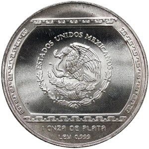 Mexiko, Druhá republika, 5 Nuevos Pesos 1993