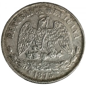Mexico, Second Republic, 1 Peso 1873, Mexico City