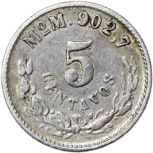 Mexico, Second Republic, 5 Centavos 1903