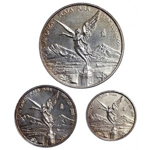 Mexico, Second Republic, Lot 3 pcs. 1997