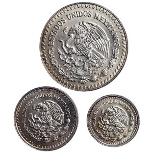 Mexico, Second Republic, Lot 3 pcs. 1997