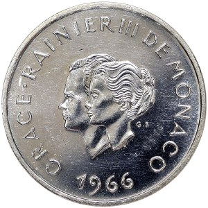Monaco, Rainier III, 10 Francs 1966