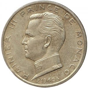 Monaco, Rainier III, 5 Francs 1960