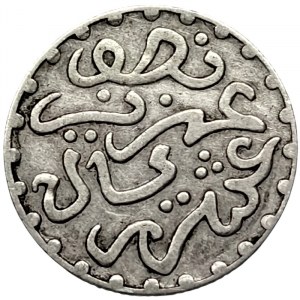Marocco, Abd Al-Aziz IV, 1/2 Dirham 1321 AH-1903 d.C.