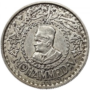 Maroko, Mohammed V, 500 frankov 1956