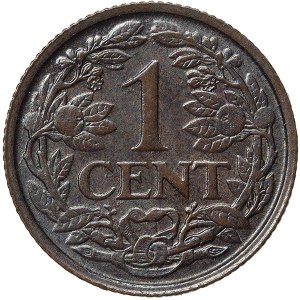 Netherlands, Wilhelmina I, 1 Cents 1930