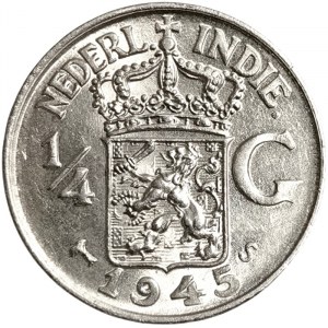 Netherlands Indie, 1/4 Gulden 1945