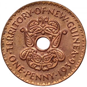 New Guinea, Australian territory, 1 Penny 1936