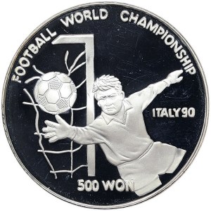 North Korea, 500 Won 1989