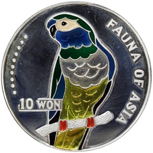 North Korea, 10 Won 1996