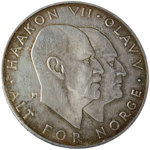 Norway, Olav V, 25 Kroner 1970