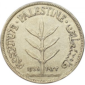 Palestine, 100 Mils 1933