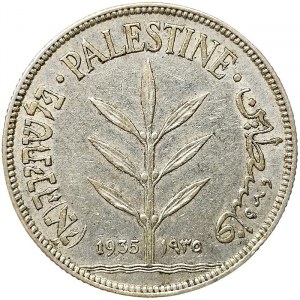Palestine, 100 Mils 1935