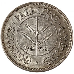Palestine, 50 Mils 1942