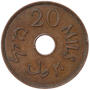 Palestine, 20 Mils 1944