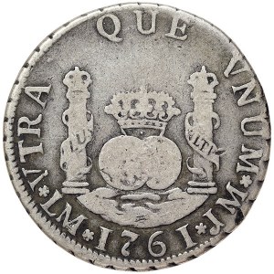 Peru, Spanish Colony, Charles III, 2 Reales 1761, Lima