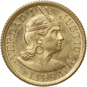 Peru, 1/2 Libra 1965
