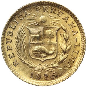 Peru, 1/5 Libra 1925