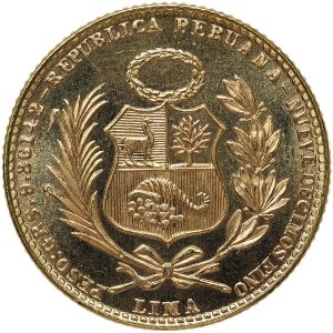 Peru, 20 Soles De Oro 1966