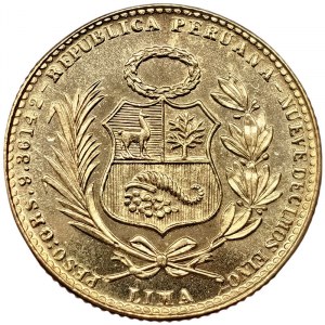Peru, 20 Soles De Oro 1967