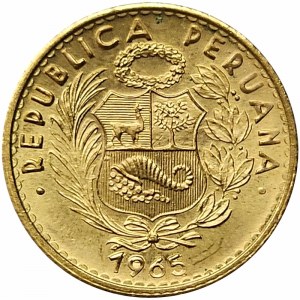 Peru, 10 Soles De Oro 1965