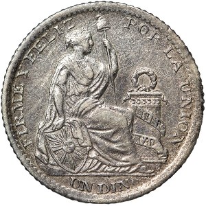 Peru, 1 Dinero 1903, JF