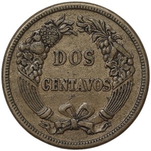 Peru, 2 Centavos 1864