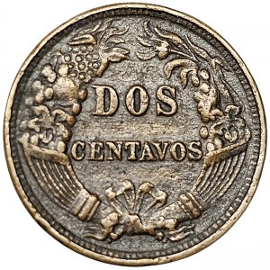Peru, 2 Centavos 1876