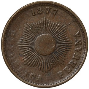 Peru, 1 Centavo 1877