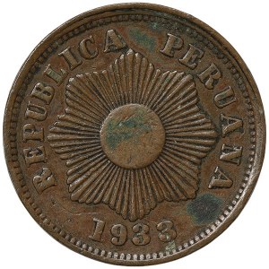 Peru, 1 Centavo 1933