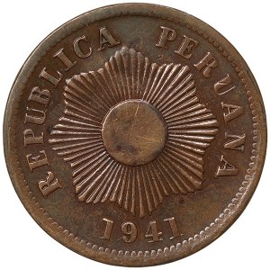 Peru, 1 centavo 1941
