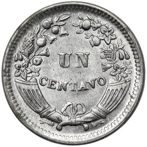 Peru, 1 centavo 1957