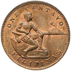 Philippines, USA Administration, 1 Centavo 1944, S San Francisco