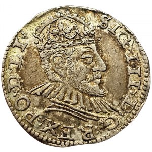 Polonia, Sigismondo III, Trojak/3 Groschen 1590, Riga