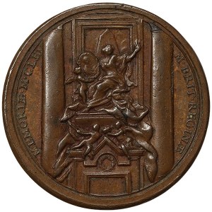 Poland, Benedetto XIV, Medal for the Mausoleum erected in St. Peter's to Maria Clementina Sobieska 1743