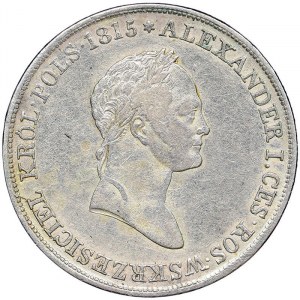 Poland, Russian-Polish coins, Nicholas I, 5 Zlotych 1830, KG Warsaw