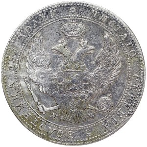 Poland, Russian-Polish coins, Nicholas I, 5 Zlotych 1838, MW Warsaw