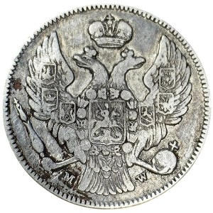Poľsko, rusko-polské mince, Mikuláš I., 2 Zloty 1836, MW Varšava
