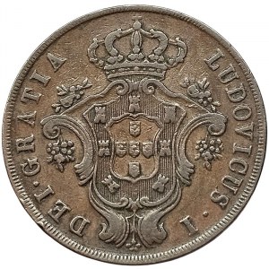 Portugal - Azores, Kingdom, Ludwig I, 20 Reis 1866