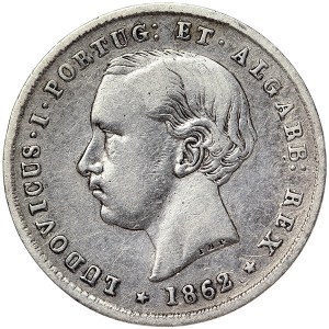 Portugalsko, Ludwig I, 200 Reis 1862