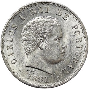 Portugalia, Carlos I, 500 Reis 1891