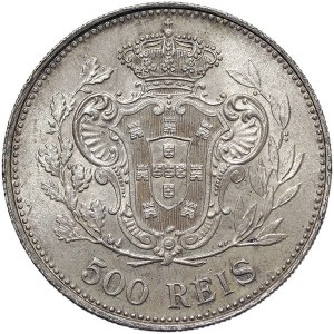 Portugal, Emanuel II, 500 Reis 1908
