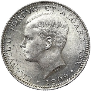 Portugal, Emanuel II, 200 Reis 1909
