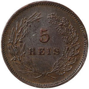 Portugalsko, Emanuel II, 5 Reis 1910