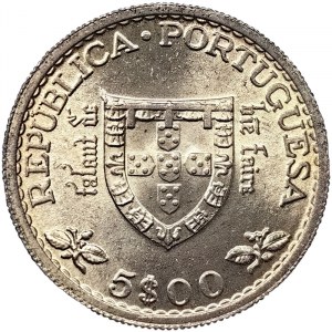 Portugal, 5 Escudos 1960